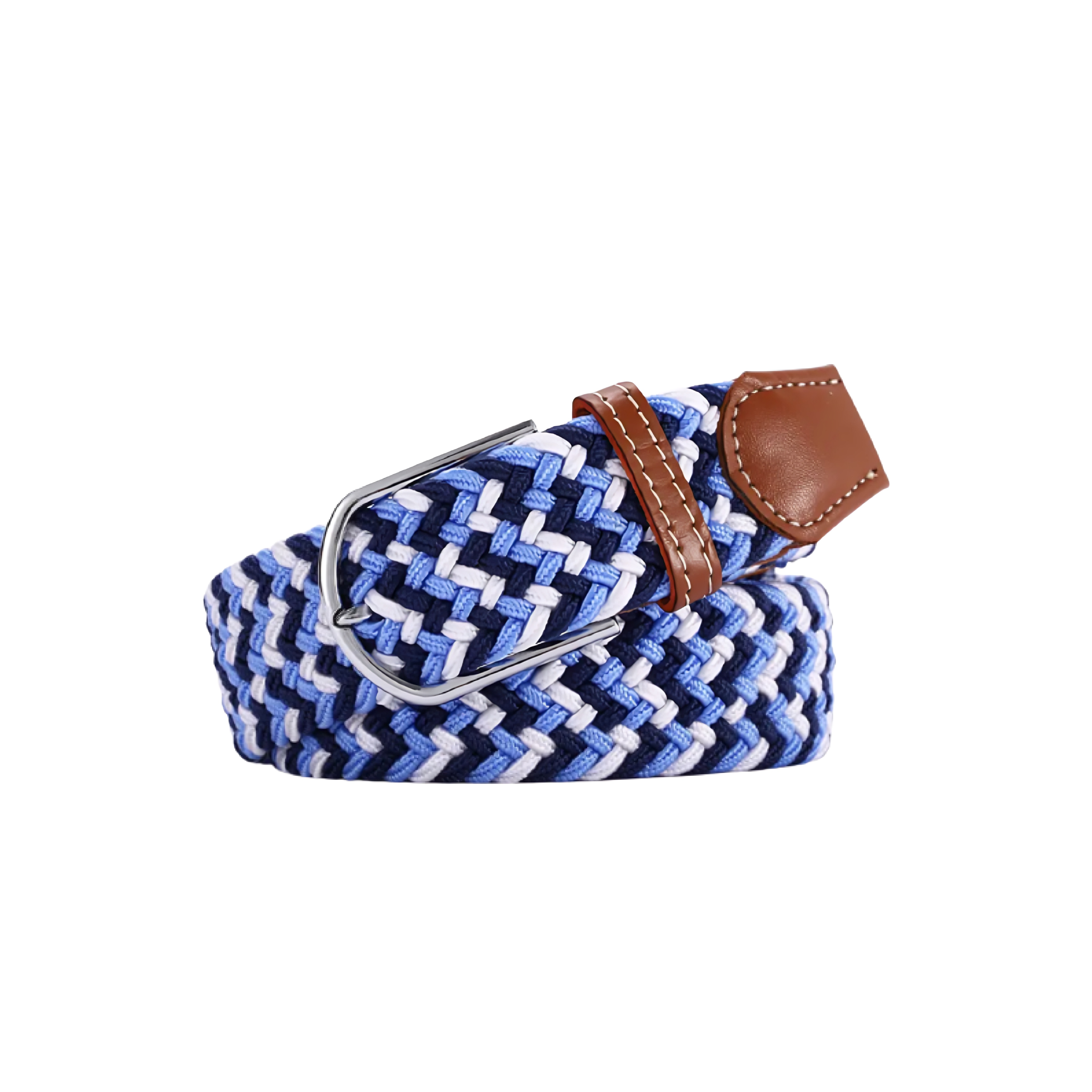 Braided Belt - Light Blue