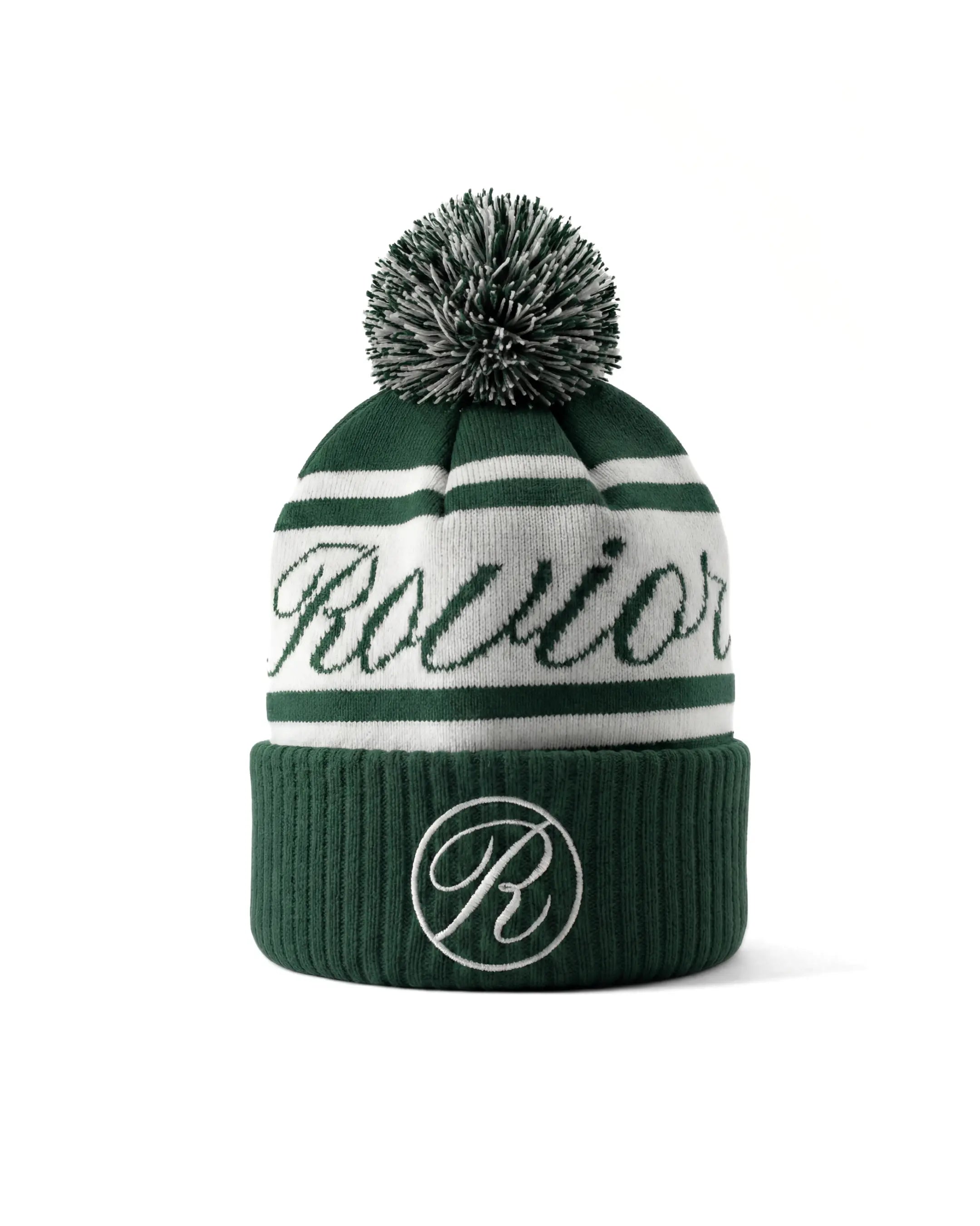 Rovior Stickad Mössa - Grön