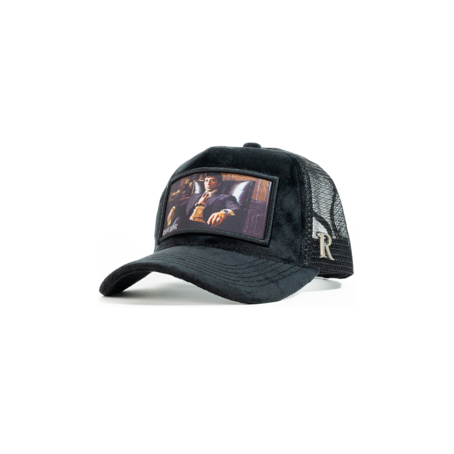 Al Pacino Velvet Cap - Dark Blue