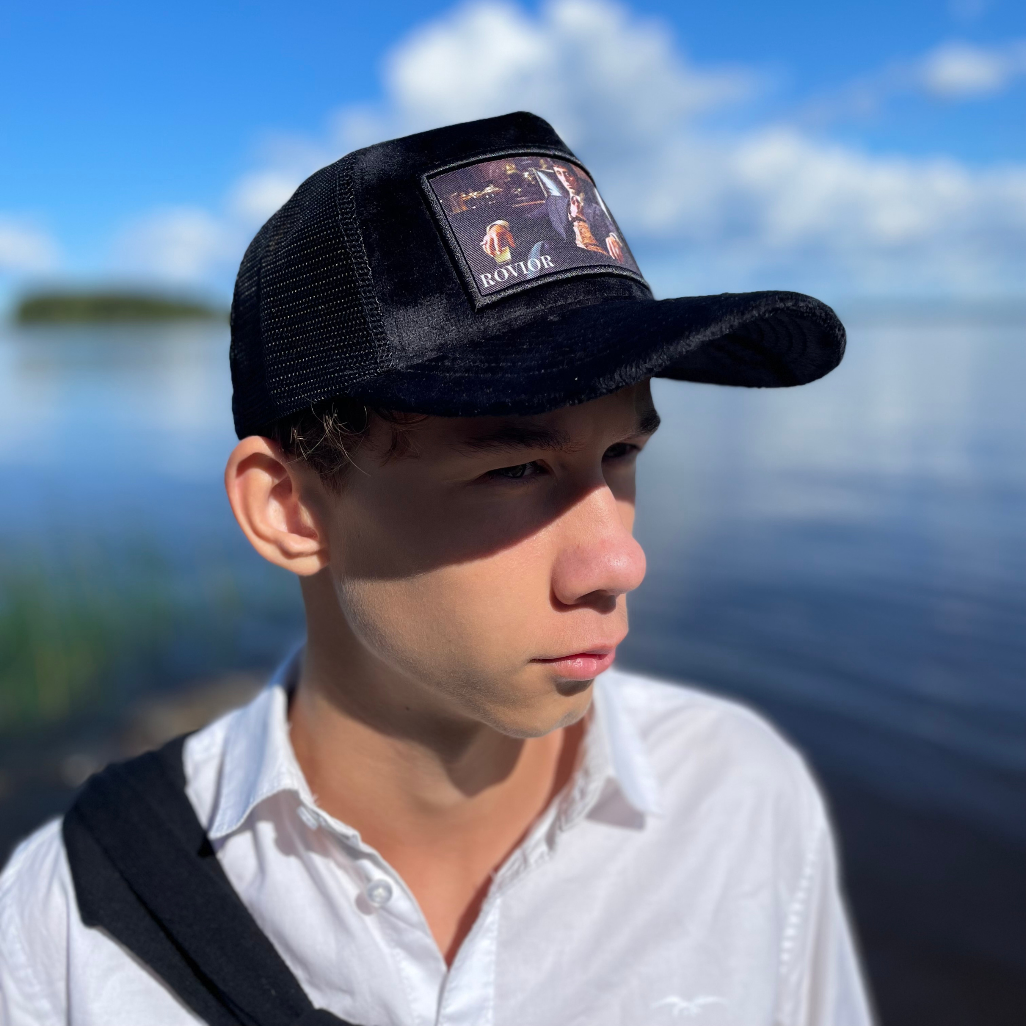 Tony Montana Velvet Keps - Svart
